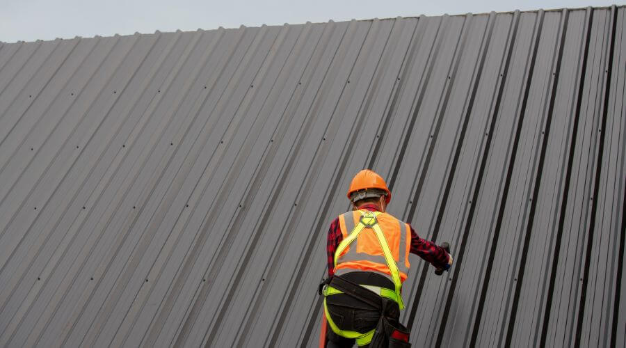 Professional metal roof installation services in Sandy Hook, MS